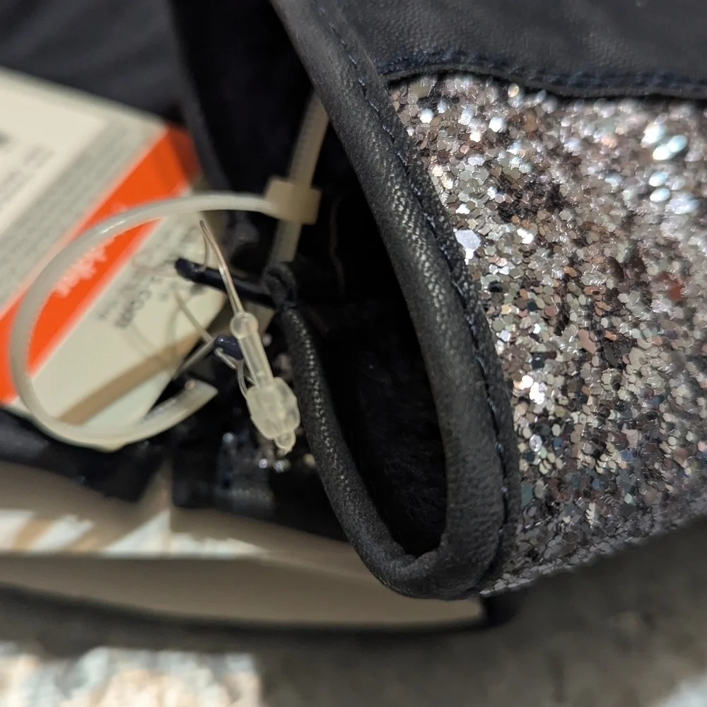 NWT New Carter's Size 7 Baby Toddler Boots Glitter Glitz